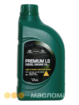 5/30 Premium LS Diesel HYUNDAY/KIA   1л. п/синт. API CH-4 Масло моторное /кор.12шт./