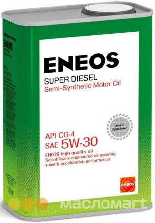 5/30 Super Diesel ENEOS   0,94л. п/синт. API CG-4 Масло моторное /кор.20шт./