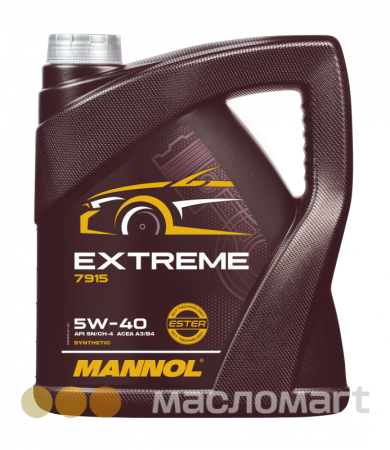 5w40 mannol extreme 4л